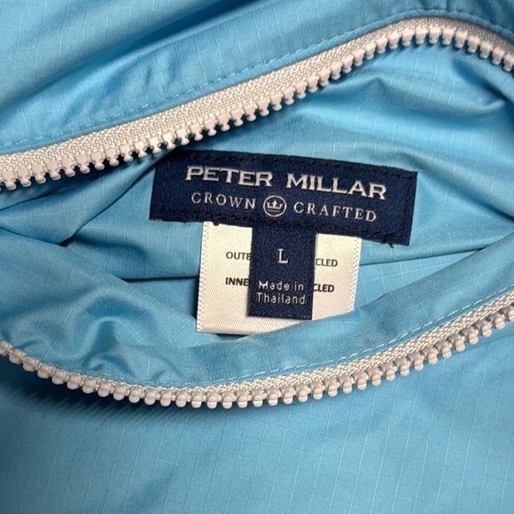 Peter Miller 
Thermal Block Reversible Gilet
Light Blue Sleeveless Vest - Picture 4 of 16